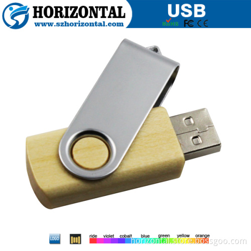 Custom bulk wood usb flash drive with 2.0 interface
